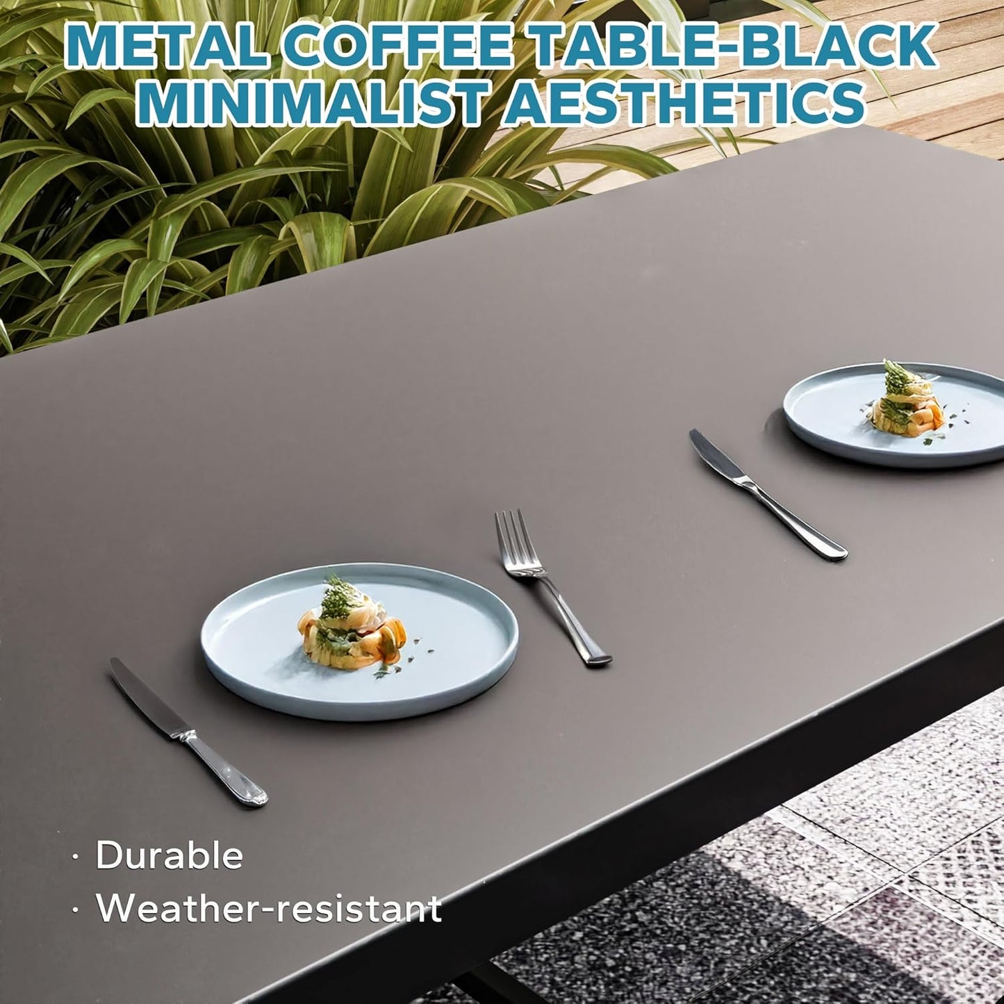 7 Pieces Patio Conversation Set, 78" Wicker 3-Seat Couch with Washable Cushions, 2 Glider Swivel Rocker Chairs, 2 Armchairs, Metal Table, Rattan Cat Bed End Table for Lawn (Navy Blue)