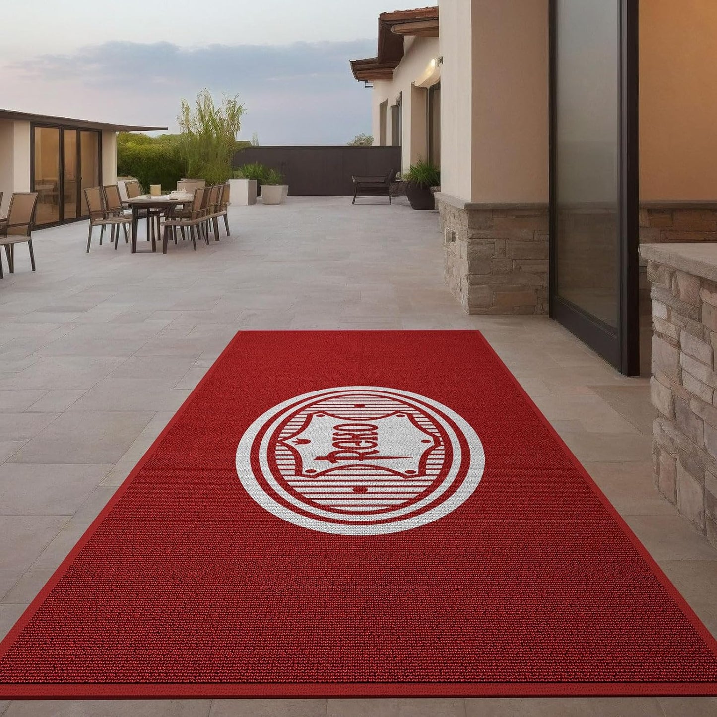 Custom Commercial Grade Carpet with Any Logo Size Color Shape Floor Entryway Area Rug Welcome Door Mat for Business Home Indoor/Outdoor Non Slip Washable Durable