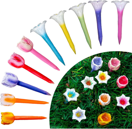 Drinking Cups for Insect, Water Station Flower Decor for Garden, Backyard, Porch, Balcony | Water Feeder for Bee, Butterfly, Ladybug, Wasp and More (Multicolor, Tulip + Lily)