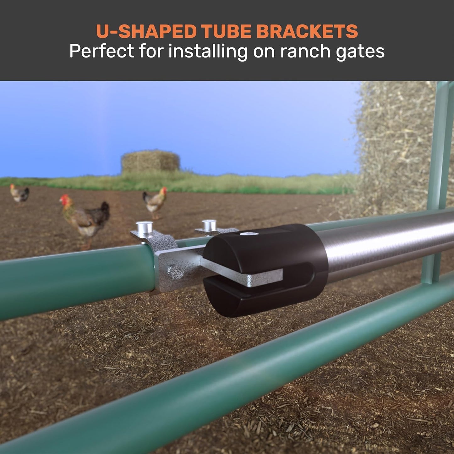 TMT Beagle Single Automatic Gate Opener Up to 16ft and 800lb Heavy Duty Swing Gate, Gate Opener with Remote Control Kit, Electric Gate Openers for Driveway with Powerful Motor (APP Compatible)