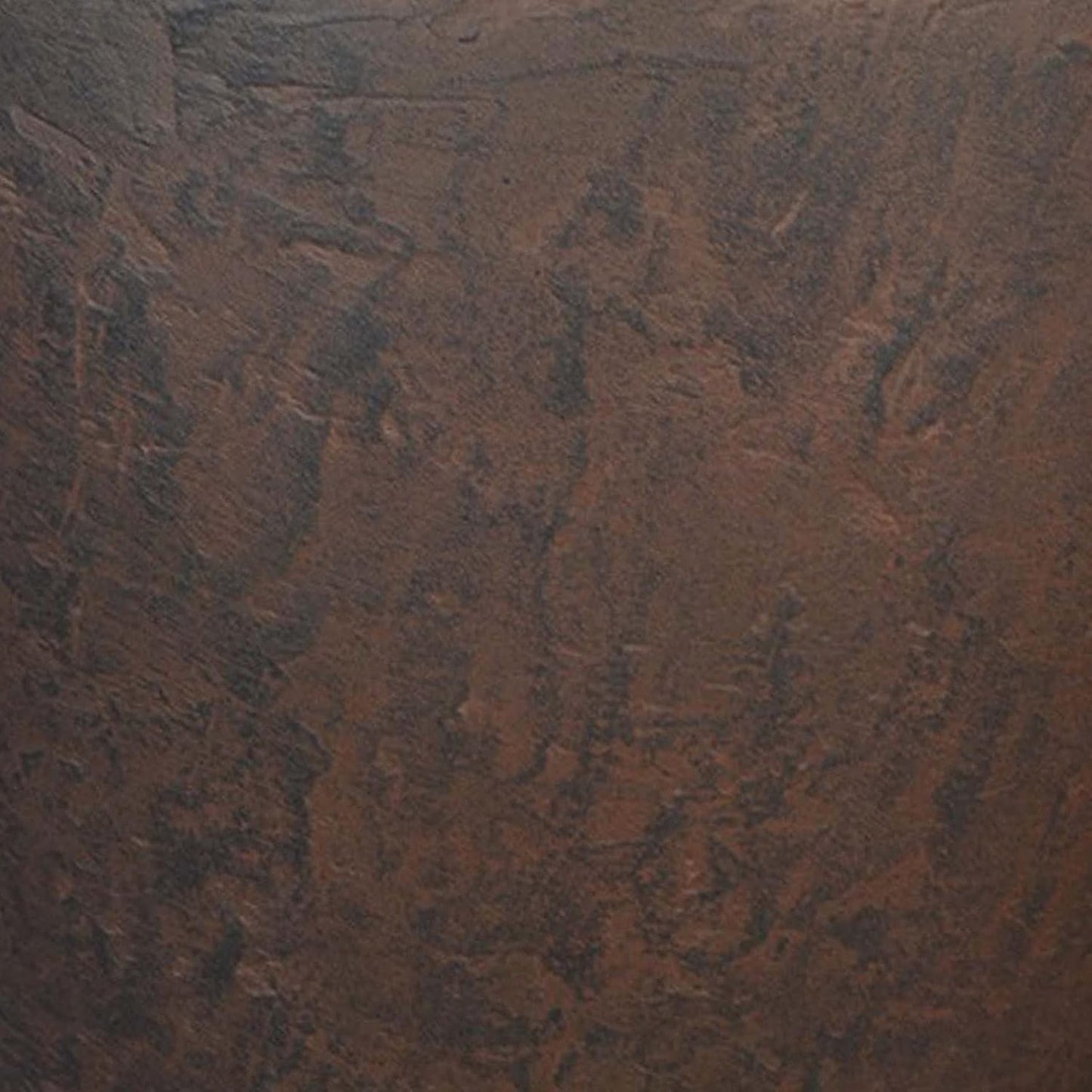 Sunnydaze 24-Inch Anjelica Large Plastic Pot for Plants - Outdoor Polyresin Round Planter with Drillable Drainage Holes - Rust - 2pk