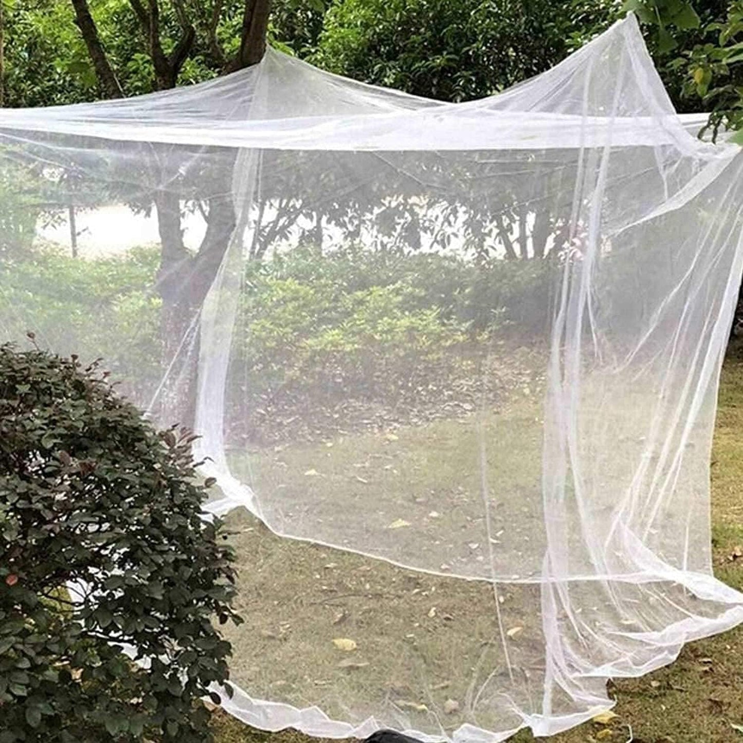 Camp Mosquito Net, 200 x200cm Ultra Large Mosquito Net Camping Tent for Camping, Finest Holes Mesh 20, Square Netting Curtain for Bunk Bed, Camping, Bedding, Patio, Easy Installation, Storage Bag