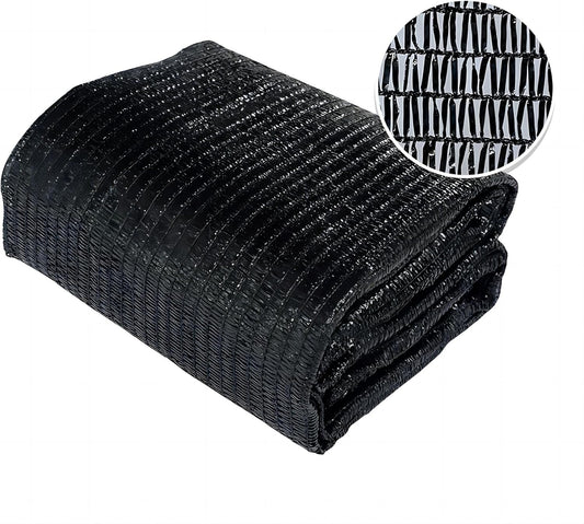 Agfabric 30% Shade Cloth 8x12ft Net Mesh Shade with Clips for Garden Patio&Plants, Black