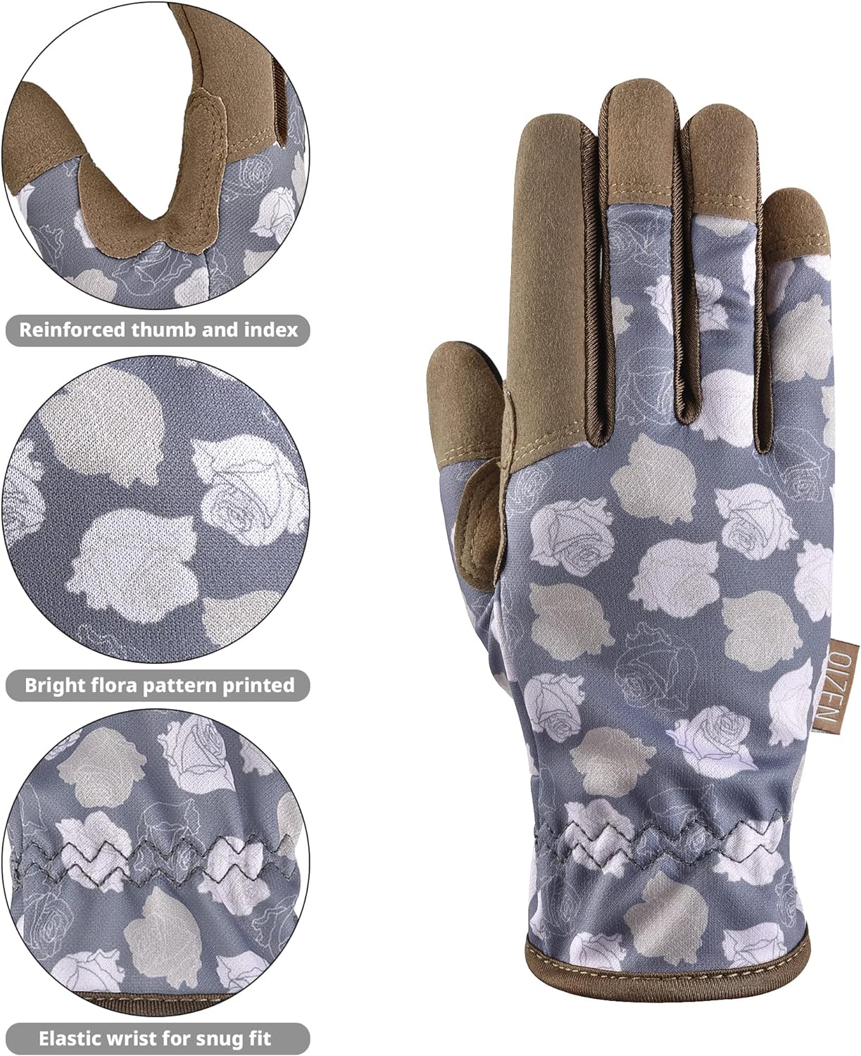 Gardening Gloves for Women and Men, Garden Gloves with Touch Screen, Thorn Proof Puncture Resistant Working Gloves, Gardening Gifts for Women, Size Small