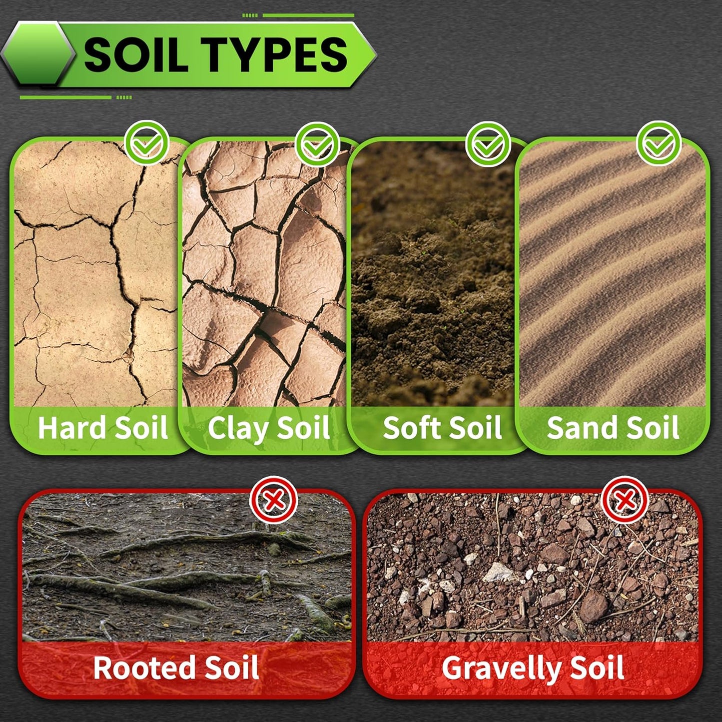 SYITCUN Auger Drill Bit for Planting - 1.6"X16.5" Heavy-Duty Garden Auger Spiral Drill Bit - Bulb Planter Tool & Auger Post Hole Digger - 3/8" Hex Drive Drill