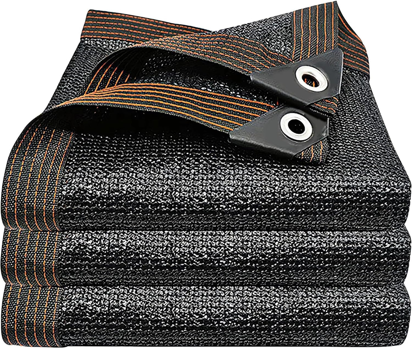 winemana 50% Black Shade Cloth, 6.6 x 6.6 FT Durable Mesh Tarp with Grommets, Garden Sunblock Shade Cloth Shading Antifreezing for Plants Cover, Greenhouse, Barns Kennel, Patio, Tomatoes