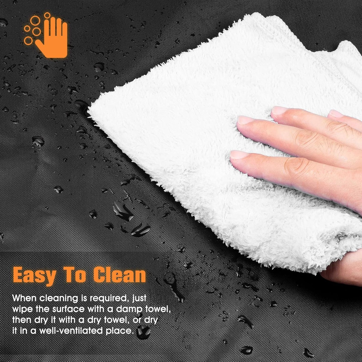 Outdoor Patio Heater Covers with Zipper,Upgraded 420D Oxford Fabric with PU Coating Material,100% Waterproof Windproof Anti-UV Snow-Poof,36 Months of Use 92'' H x 33" D x 19" B