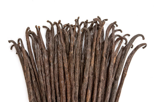 1/2 LB Vanilla Beans - Whole Extract Grade B Pods for Baking, Homemade Extract, Brewing, Coffee, Cooking - 8 Ounces | (Tahitian)