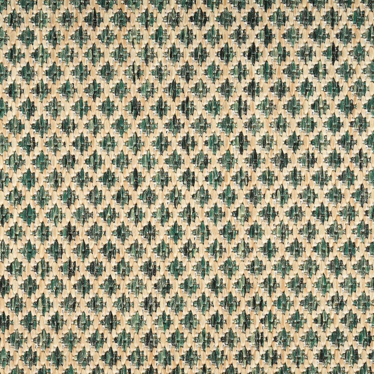 Nourison Home Courtyard 2' x 3' Green Fabric Area Rug